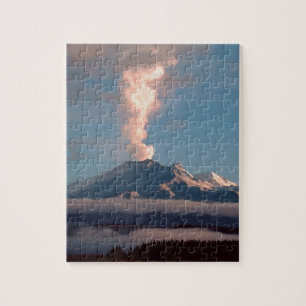 Volcano Ruapehu Tongariro Nieuw-Zeeland Legpuzzel