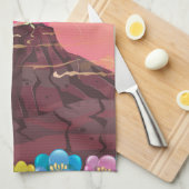 Volcano Theedoek (Quarter Fold)