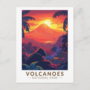 Volcanoes National Park Mountain Gorilla Travel Briefkaart