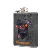 Volcanologist's Rock Hammer en Shield Logo Heupfles (Links)
