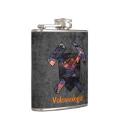 Volcanologist's Rock Hammer en Shield Logo Heupfles (Rechts)