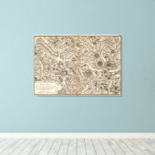 Volcans Haute Loire Canvas Afdruk (Insitu (Houten vloer))