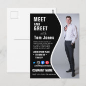 voldoen aan het Briefkaart van het Poster van de F (Voorkant / Achterkant)