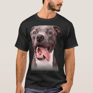 Voldoende Cadeau voor Pitbull Lovers Colorfu T-shirt