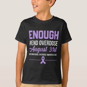 Voldoende internationale kennis over overdosering t-shirt