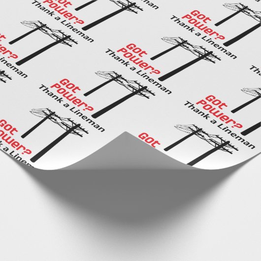 Voldoende kracht cadeaupapier (Hoek)