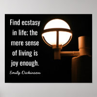 Voldoende Vreugde -- citaat van Emily Dickinson -