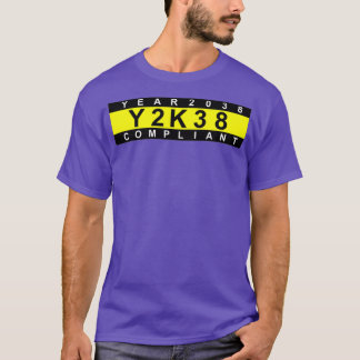 Voldoet aan Y2K38 Y2038 2038 T-shirt