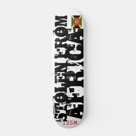 VOLÉ À AFRICAIN 135M Skateboard (Recto)