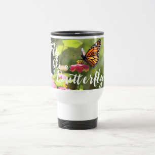 Voler comme un papillon assez isolée Mug de voyage