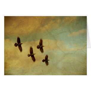 Voler de quatre Ravens