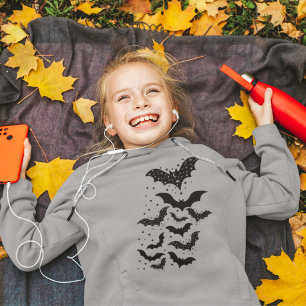 Voler Halloween Galaxy chauves-souris et étoiles