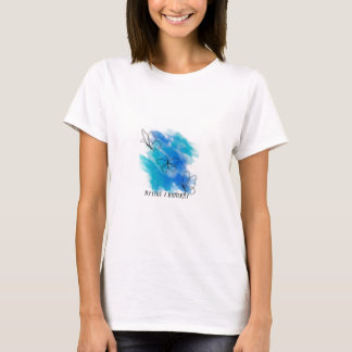 'Voler haut comme un papillon' T-shirt pour femmes