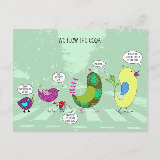 Voler Le Modèle Faire-part De Déplacement Coop (Devant)