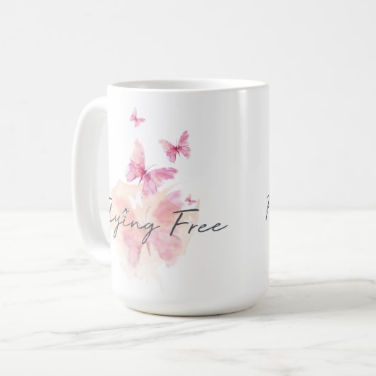 Voler Libre Mug De Café (Devant gauche)
