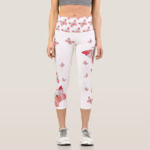 Voler pour être heureux leggings Capris haut taill (Recto)