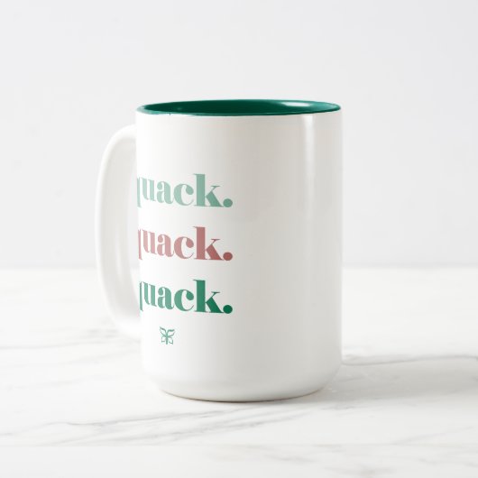 Voler sans canard Mug (Devant gauche)