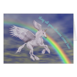 Voler Unicorne sur Rainbow Dreams Imaginaire Horse