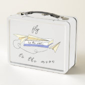 Voler Vers La Lunchbox En Métal Lune (Dos)