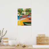 Voler vers Lanzarote Affiche Vintage (Cuisine)