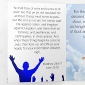 Volets Carte de pliage à trois lettres de fin (Intérieur en premier)