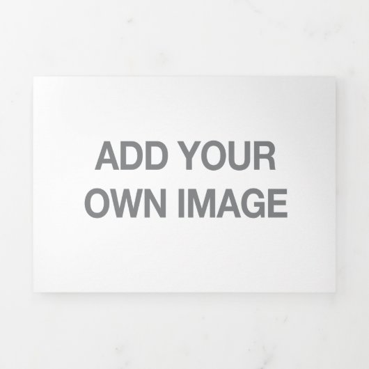 Volets Carte de pliage à trois lettres d'image (Page de couverture)