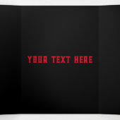 Volets Carte pliée à trois lettres (Intérieur au milieu)