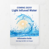 Volets Eau légère - Carte pliante à trois lettres (Page de couverture)