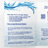 Volets Eau légère - Carte pliante à trois lettres (Intérieur en premier)