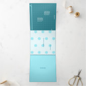 Volets Faire-part pliée à trois lettres (Intérieur)