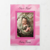 Volets Invitation pliée à trois lettres (Page de couverture)