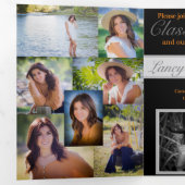 Volets Invitation pliée à trois lettres (Intérieur en premier)