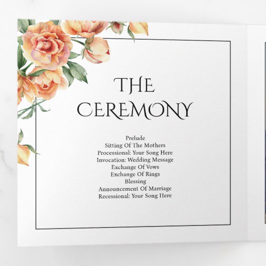 Volets Programme de pliage à trois lettres (Intérieur en premier)