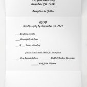 Volets Programme de pliage à trois lettres (Intérieur au milieu)