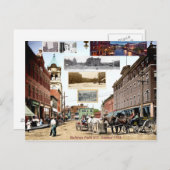 Volets vintages - chutes escaliers carte postale (Devant / Derrière)