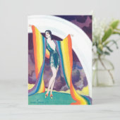 Voleur Des Années 1920 Avec Carte Vierge Arc-En-Ci (Debout devant)