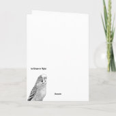 Volez haut ! Carte Chipmunk de fête (Dos)