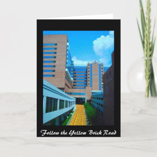 Volg de Gele Weg van de Baksteen Kaart