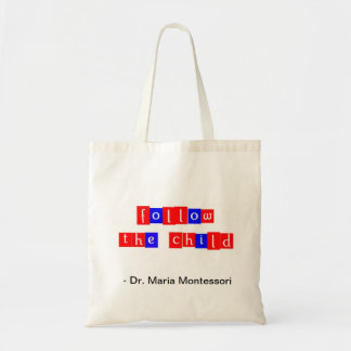 "Volg de kindertas" Tote Bag