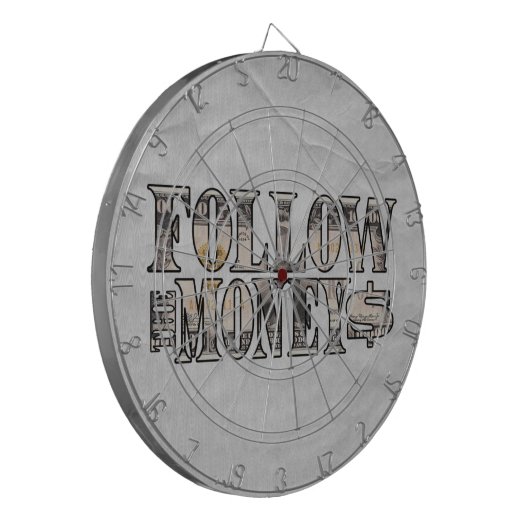 Volg de Money ~ Bill Dartbord (Voorkant Links)