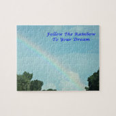 Volg de Regenboog naar je Droompuzzel Legpuzzel (Horizontaal)