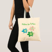 Volg de Schildpadden Tote Bag (Voorkant (product))