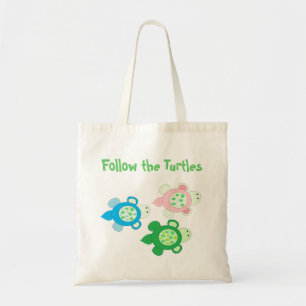 Volg de Schildpadden Tote Bag