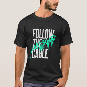 Volg de Wassersport Wakeskate B van het Wakeboard T-shirt