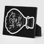 Volg de zon fotoplaat (Zijkant)