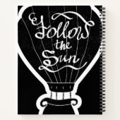 Volg de zon notitieboek (Achterkant)