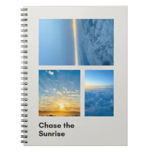 Volg de zonsopgang notitieboek