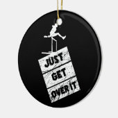 Volg en veld - Ga er gewoon over Keramisch Ornament (Links)