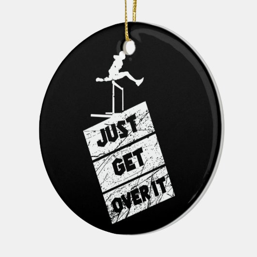 Volg en veld - Ga er gewoon over Keramisch Ornament (Links)