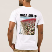Volg geen Maga Sheep Mannen T-shirt (Achterkant)